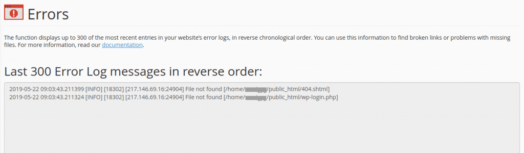 How To Check Your Websites Error Log In Cpanel Veerotech Hosting